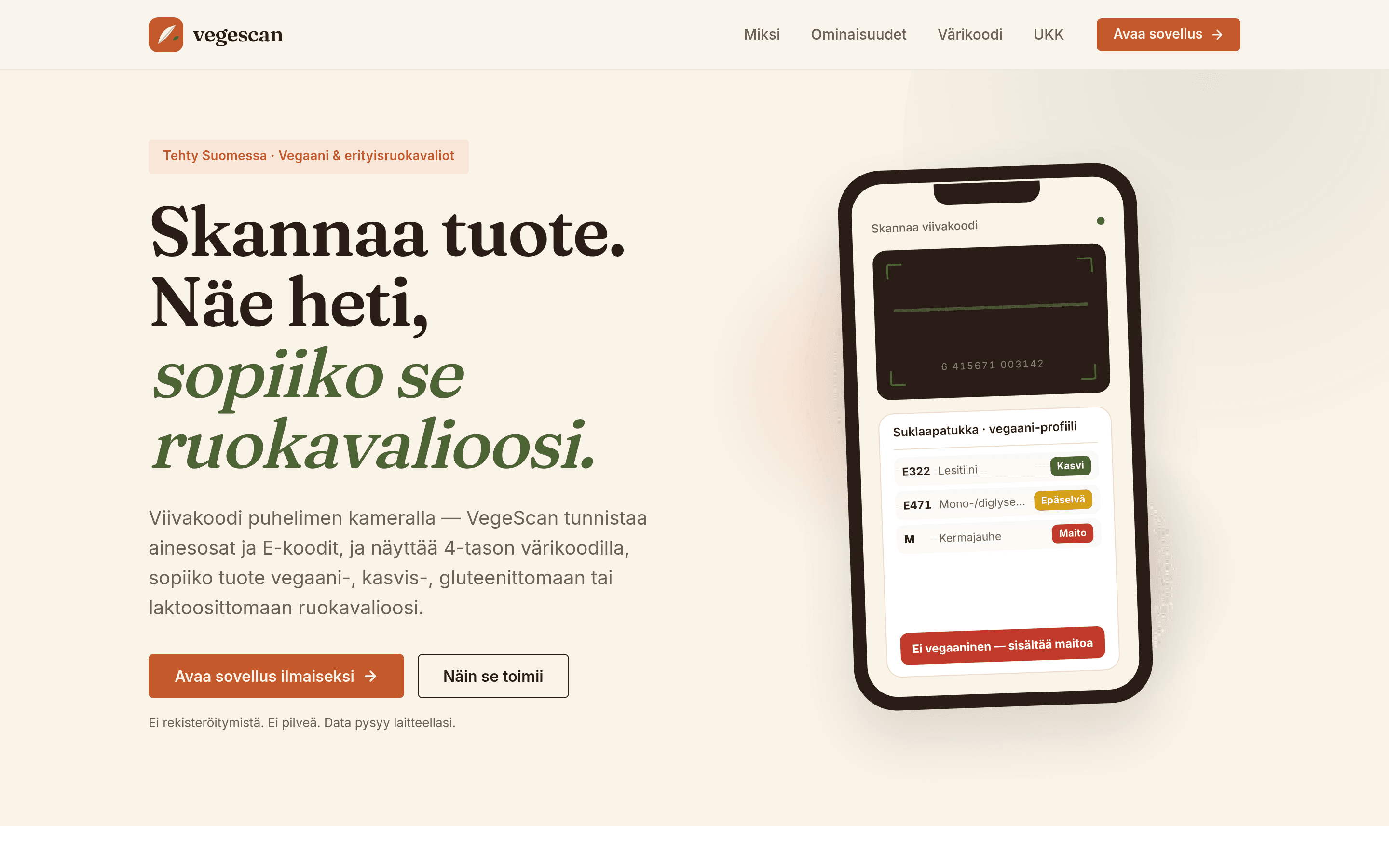 vegescan.fi / ibdscan.fi